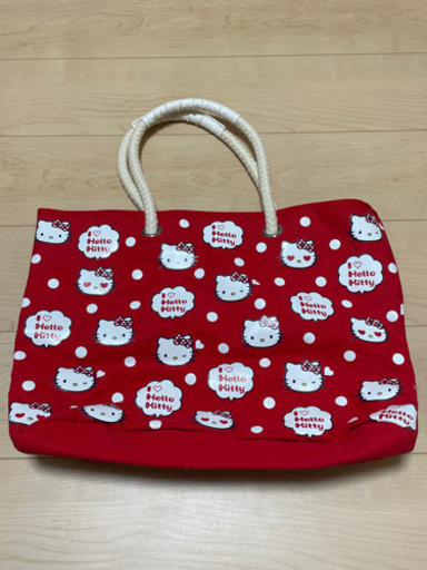 値下げ ハローキティトートバッグサンリオ テル 前橋のバッグ トートバッグ の中古あげます 譲ります ジモティーで不用品の処分