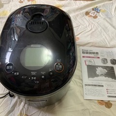 【ジャンク品】Rinnai  直火匠　ガス炊飯器　ブラック(BK)