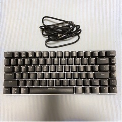 キーボード 有線 黒 テンキー無 USB付き 美品