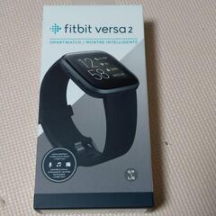 【ネット決済・配送可】Fitbit VERSA 2 BLACK/...