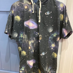 レディース  パーカー　宇宙　美品