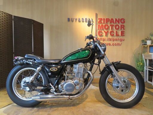 □ YAMAHA SR400 1JR ヤマハ ブラック 400cc 1996年式 実動! カスタム 自賠R4.6 車検R4.5 バイク 札幌発