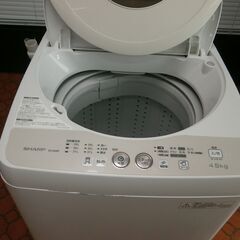 ID 985100　洗濯機シャープ4.5Kg　２０１５年製　ES-GE45P Amazon.co.jp: D▽シャープ 洗濯機 2015年 4.5kg 風乾燥