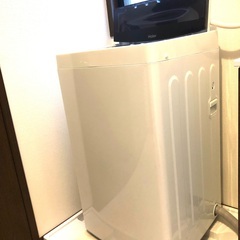 【8ヶ月だけ使用・５年保証付き】洗濯機5.5kg ハイアール