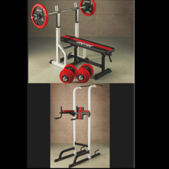 トレーニングマシーンセット　懸垂マシーン　ベンチプレス