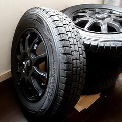 12/13処分予定スタッドレスタイヤ13インチアルミホイール付き4本セット
