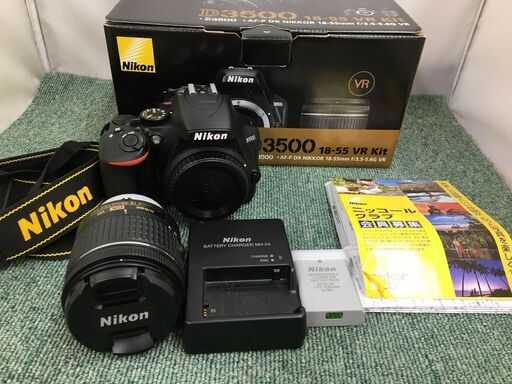 Nikon ニコン　デジタル一眼レフ　カメラ　D3500　18-55VR　レンズキット　中古品