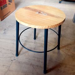 木製 スツール 丸椅子 レトロ　/BJ-0046 南1