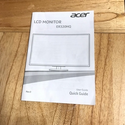 即日受渡❣️2年前購入 acer32型フルHD薄型ディスプレイ。スペースとら