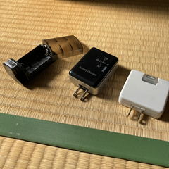 家庭用ｺﾝｾﾝﾄ＆電池　USB電源　変換用ｺﾝﾊﾟｸﾄｱﾀﾞﾌﾟﾀｰ