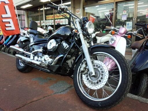 NO.4070 ドラッグスター４００ (DRAGSTAR)　空冷４サイクルＶツイン　ティアドロップタンク＆ダックテール　メタリックグレー　☆彡