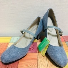 【ネット決済】新品未使用　パンプス　ストラップ付き