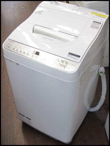 新生活！38500円 シャープ縦型洗濯乾燥機 5.5kg ES-TX5C 2019年製