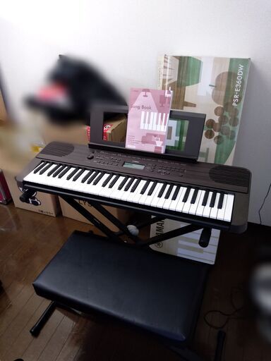 【ほぼ新品＆一式セット】YAMAHA PSR-E360DW 【電子ピアノ】