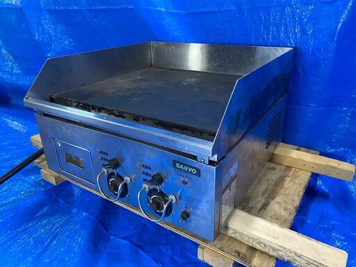 【中古】サンヨー業務用電気グリドル 　厨房機器 中古】サンヨー業務用電気グリドル 厨房機器