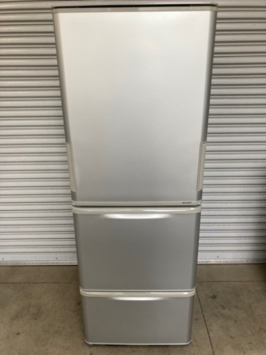 SHARP 350L 3ドア冷凍冷蔵庫 SJ-WA35B-S 2015年製