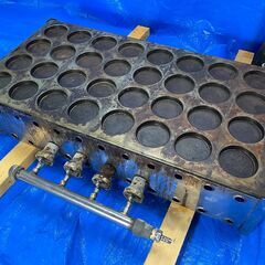 【中古】業務用 LPガス グリドル 鉄板2種類あり W790 D400(+150バーナー部分）H180