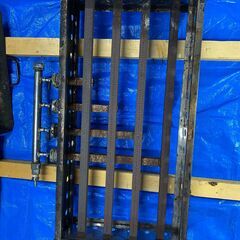 【中古】業務用 LPガス グリドル 鉄板2種類あり W790 D400(+150バーナー部分）H180