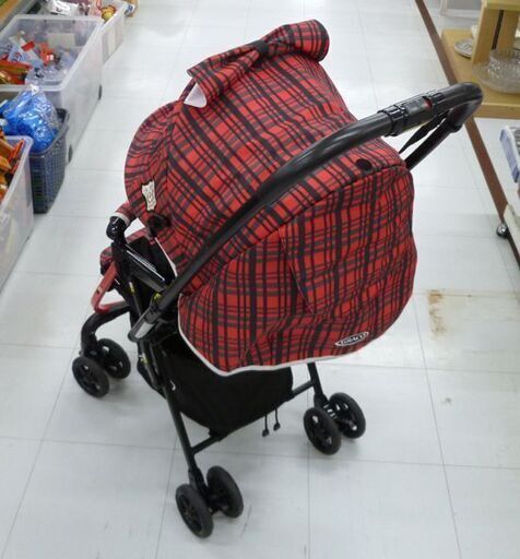 未使用品 アップリカ ベビーカー B型 新品同様 Aprica ブラック 生後7