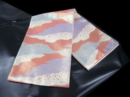 佐賀錦 袋帯 六通帯 帯芯なし 共箱付き 約450㎝ 幅31㎝ 金糸 金彩 仕立て上がり 和装 着物 きもの 札幌 北20条店 佐賀錦 袋帯 六通帯 帯芯なし 共箱付き 約450㎝ 幅31