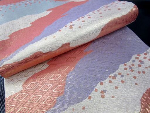 佐賀錦 袋帯 六通帯 帯芯なし 共箱付き 約450㎝ 幅31㎝ 金糸 金彩 仕立て上がり 和装 着物 きもの 札幌 北20条店 佐賀錦 袋帯 六通帯 帯芯なし 共箱付き 約450㎝ 幅31