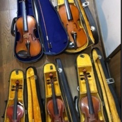 [お取引中]子供用バイオリン5種　要弦張替です