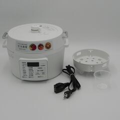 【A】アイリスオーヤマ　電気圧力鍋4.0L　PC-MA4-W【KD67】