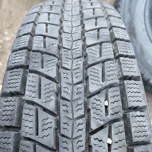 バリ山 DUNLOP SJ8 175/80R16 スタッドレス タイヤ アルミホイール付き  