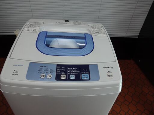 ID 985093　洗濯機日立5.0Kg　２０１４年製　NW-5TR