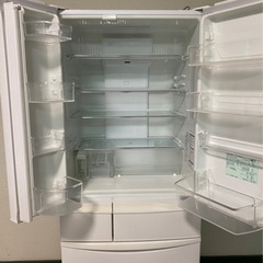Panasonic 大型冷蔵庫 6ドア NR-FVF460-W