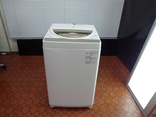 ID  985226　洗濯機東芝6.0Kg　２０１９年製　AW-6G8