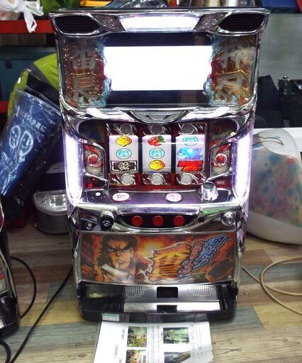 動作確認済み 大都技研 5号機 押忍!サラリーマン番長 コイン不要機付き 鍵付き パチスロ実機 スロット