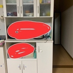 食器棚　こたつ　洗濯機　テレビ　机　カーテンセット