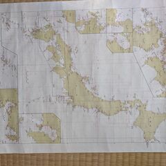 日本近海の海図２０枚（中古）まとめて