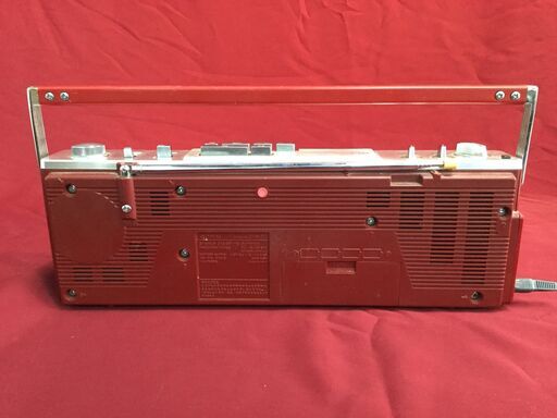 SONY ステレオカセットコーダー CFS-6 レッド ラジカセ ソニー レトロ 昭和 ヴィンテージ