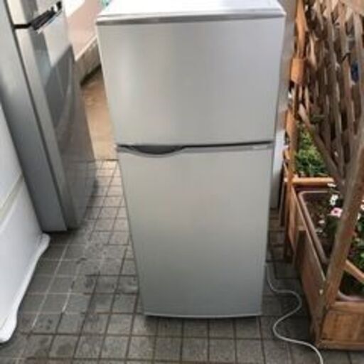 【値下げ】シャープ 118L 2ドア 冷凍冷蔵庫 SJ-H12Y-S 2016年製