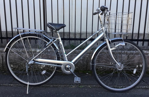 整備・良品＞パナソニック・27インチ自転車・内装3段変速 一文字