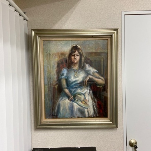 油絵、ある夏の日