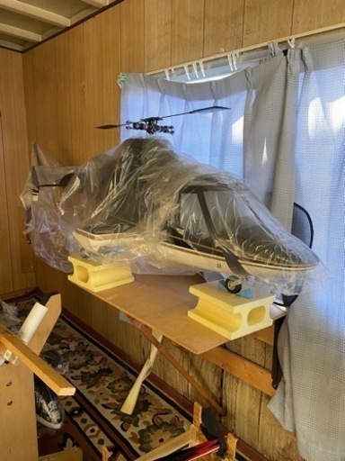 北海道旭川市 未使用 組立完成品大型ラジコンヘリ Bell430 コレクター放出品 2004年製