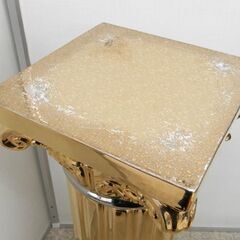 花台 H133cm イタリア製 鉢付き oro zecchino ゴールドカラー フラワースタンド 豪華 ITALY GOLD 高級家具 札幌市西区 西野