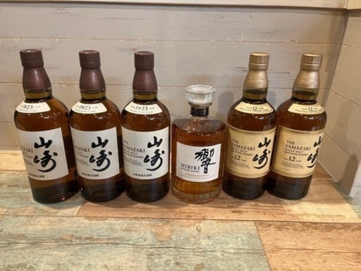 6本セット　SUNTORY 山崎12年 シングルモルト　響　サントリー　山崎