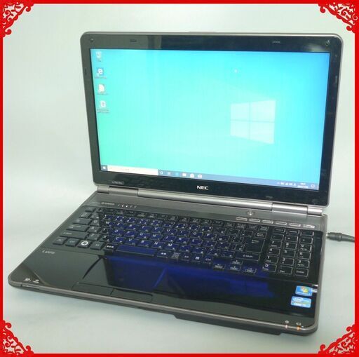 即使用可 中古良品 ノートパソコン 15.6型ワイド NEC PC-LL750DS6B 第2世代 Core i5 4GB 750GB Blu-ray 無線 Wi-Fi Windows10 Office