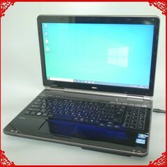 即使用可 中古良品 ノートパソコン 15.6型ワイド NEC PC-LL750DS6B 第2世代