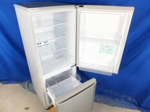 ✨⛄✨冬のクリアランスセール❕✨⛄✨2018年式三菱MR-P15C-S✨146L★2ドア冷凍冷蔵庫「ラウンドカットデザイン」耐熱トップテーブル⛄Y-0831-011✨⛄✨