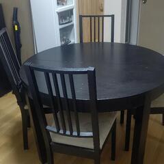 IKEAダイニングテーブル &椅子4脚