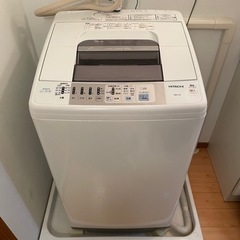 HITACHI 浸透洗浄 白い約束 全自動電気洗濯機 2009年製