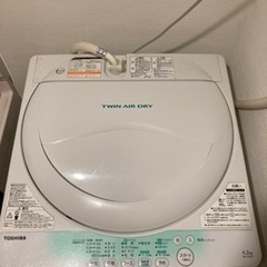 TOSHIBAの洗濯機