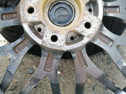 4本セット タイヤ付きアルミホイール 17×7JJ 225/55/17インチ PCD114.3 