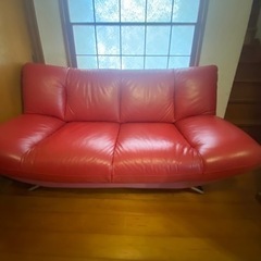 【ネット決済】赤いソファー