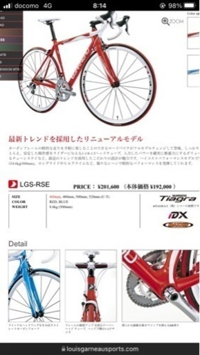 円から値下げ！定価万！Louis Garneau LGS RSEルイガノ